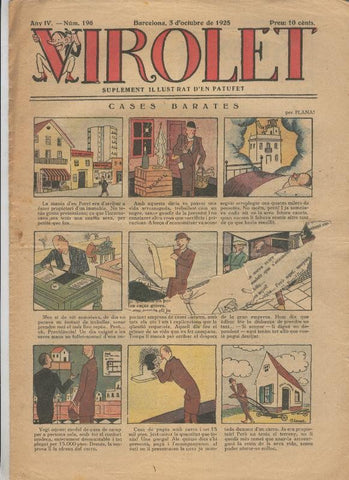 Virolet suplement illustrat d,en Patufet numero 196 del  3.10.1925