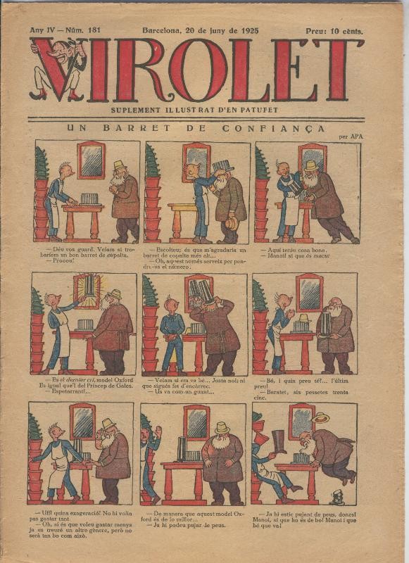 Virolet suplement illustrat d,en Patufet numero 181 del 20.06.1925