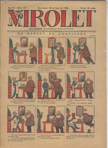 Virolet suplement illustrat d,en Patufet numero 181 del 20.06.1925