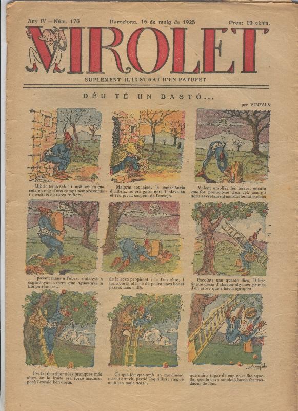 Virolet suplement illustrat d,en Patufet numero 176 del 16.05.1925