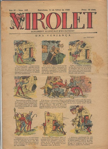 Virolet suplement illustrat d,en Patufet numero 163 del 14.02.1925
