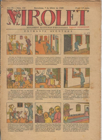 Virolet suplement illustrat d,en Patufet numero 162 del 7.02.1925