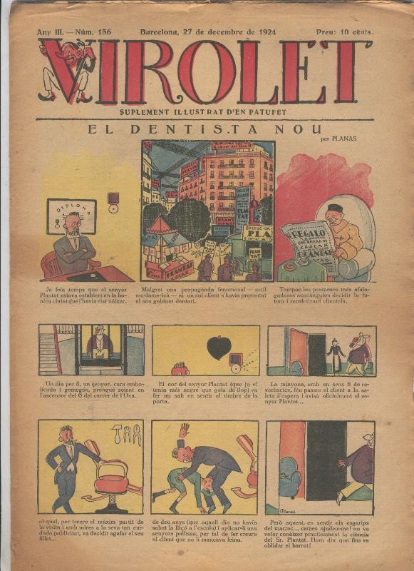 Virolet suplement illustrat d,en Patufet numero 156 del 27.12.1924