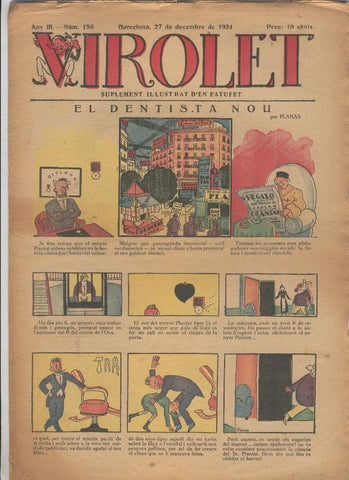 Virolet suplement illustrat d,en Patufet numero 156 del 27.12.1924