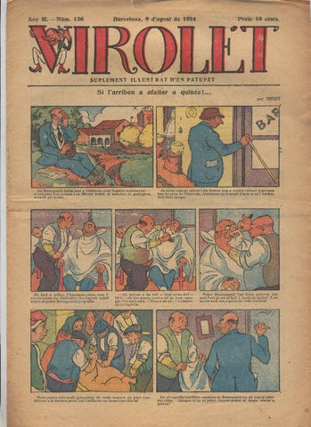 Virolet suplement illustrat d,en Patufet numero 136 del 09.08.1924
