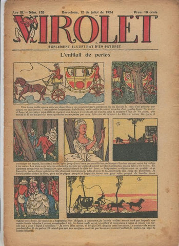 Virolet suplement illustrat d,en Patufet numero 132 del 12.07.1924