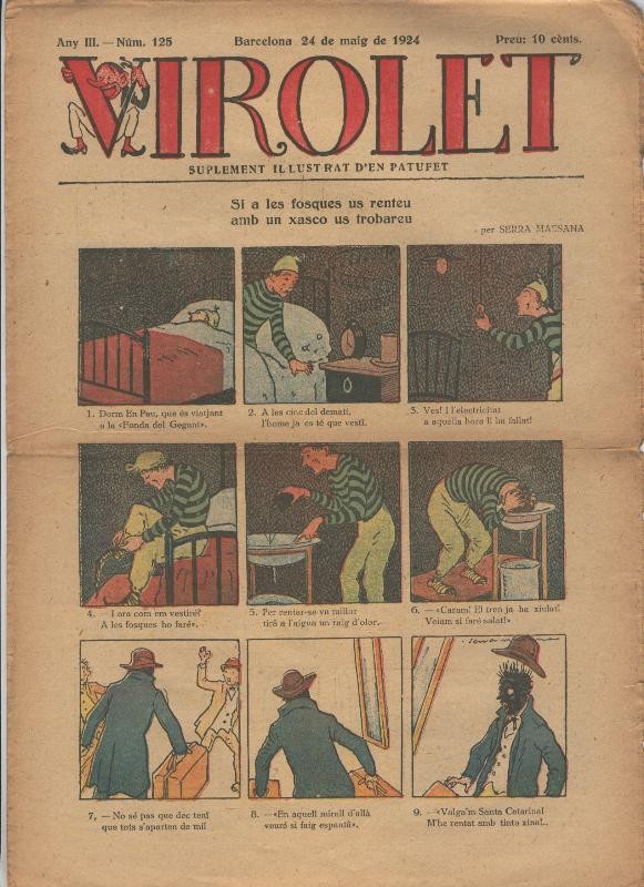 Virolet suplement illustrat d,en Patufet numero 125 del 24.05.1924