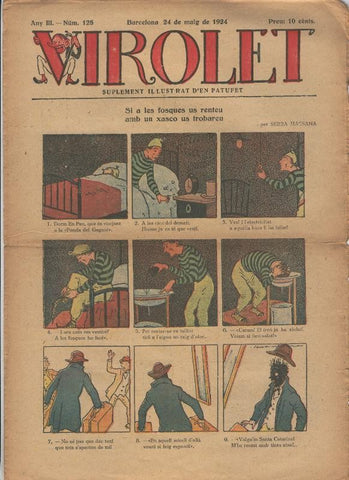 Virolet suplement illustrat d,en Patufet numero 125 del 24.05.1924