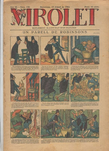 Virolet suplement illustrat d,en Patufet numero 120 del 19.04.1924