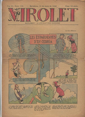 Virolet suplement illustrat d,en Patufet numero 115 del 15.03.1924