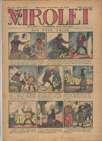 Virolet suplement illustrat d,en Patufet numero 111 del 16.02.1924