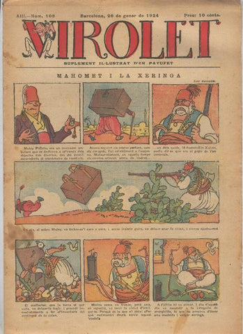 Virolet suplement illustrat d,en Patufet numero 108 del 26.01.1924