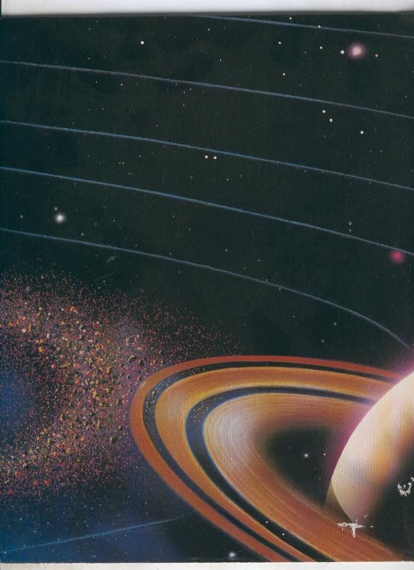 Poster revista Conocer dedicado a  El sistema solar, modelo 2