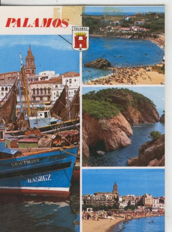 Postal 07733 : Palamos, vistas varias