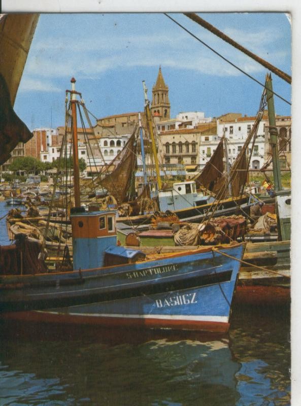 Postal 07735 : Palamos, vista desde el puerto