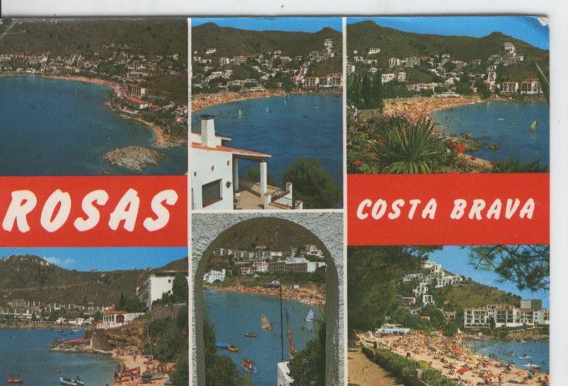 Postal 07823 : Costa Brava, Rosas, Canyelles petites