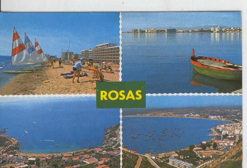 Postal 07849 : Costa Brava, Rosas, vistas