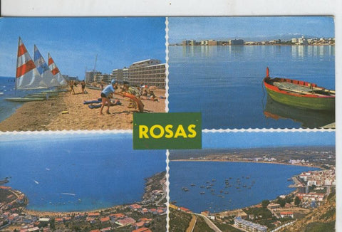 Postal 07849 : Costa Brava, Rosas, vistas