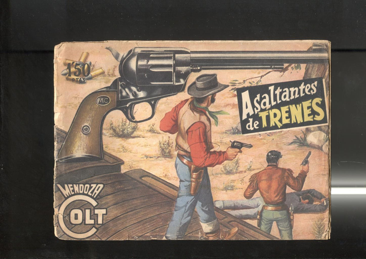 Rolan: Mendoza Colt numero 027: asaltantes de trenes (numerado 1 en trasera)