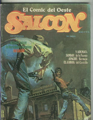 El comic del oeste Saloon numero 2 (numerado 1 en trasera)