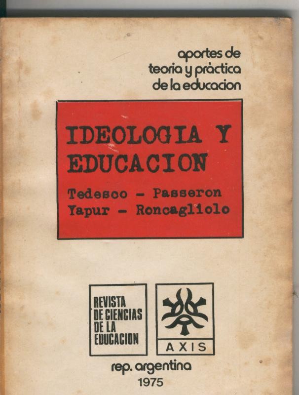 Ideologia y educacion