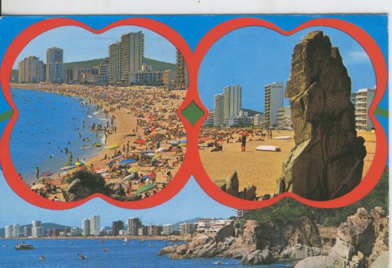 Postal 07947 : Playa de Aro,. vistas varias