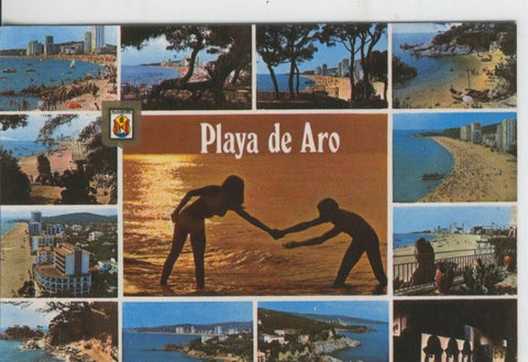 Postal 07963 : Playa de Aro, vistas varias