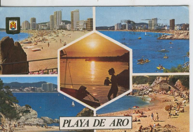Postal 07970 : Playa de Aro, vistas varias