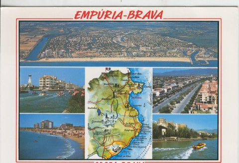 Postal 07974 : Costa Brava: Empuria, vistas varias