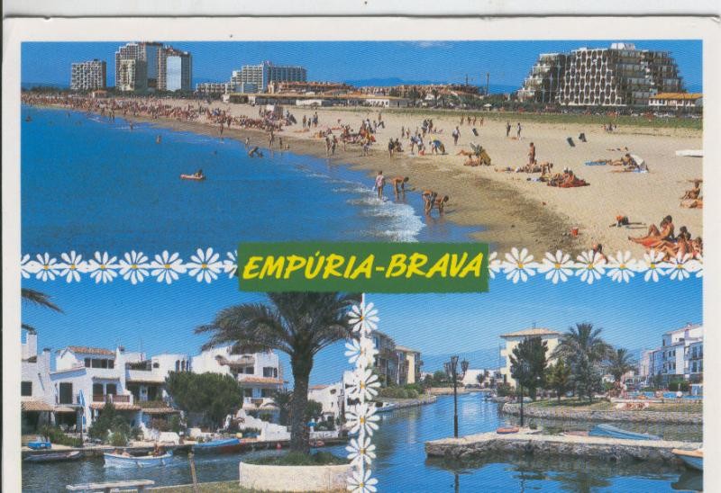 Postal 07976 : Costa Brava: Empuria, vistas varias