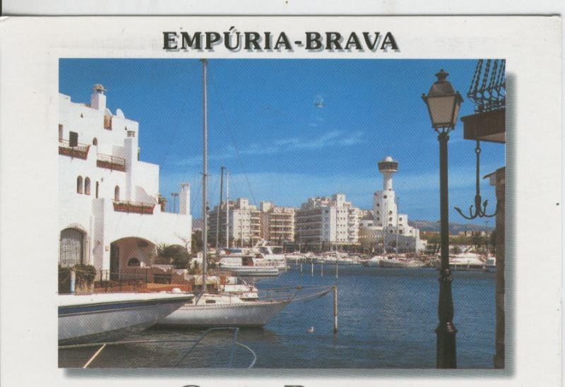 Postal 07980 : Costa Brava: Empuria, canal