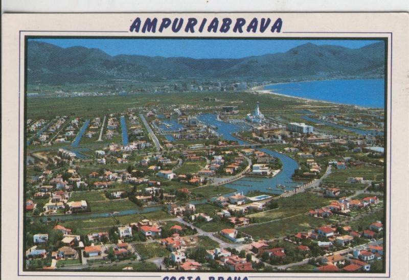 Postal 07982 : Costa Brava: Empuria, vista aerea