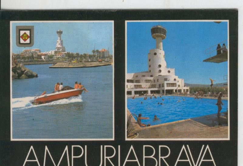 Postal 07984 : Costa Brava: Empuria, vistas varias