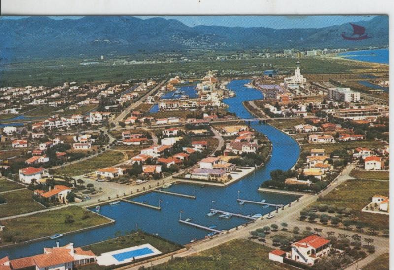 Postal 07985 : Costa Brava: Empuria, vista aerea