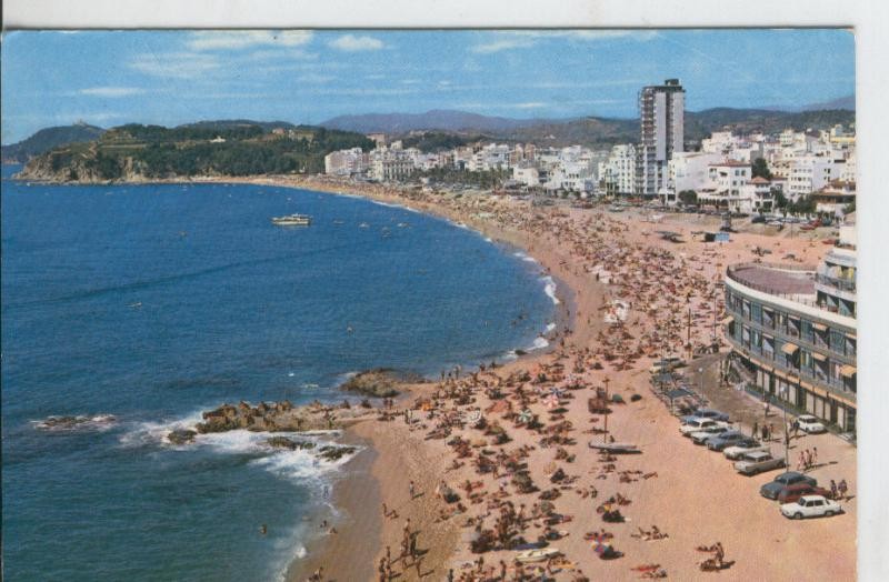 Postal 08006 : Lloret de Mar: vista de la playa