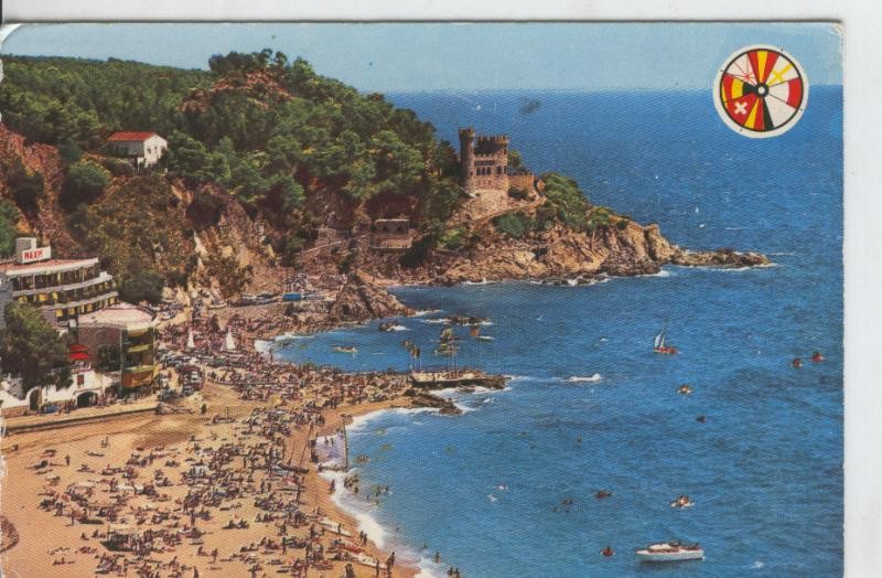 Postal 08011 : Lloret de Mar: vista playa