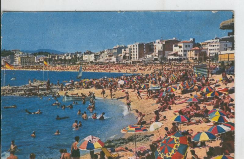 Postal 08012 : Lloret de Mar: vista playa