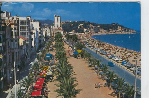 Postal 08014 : Lloret de Mar: vista del paseo