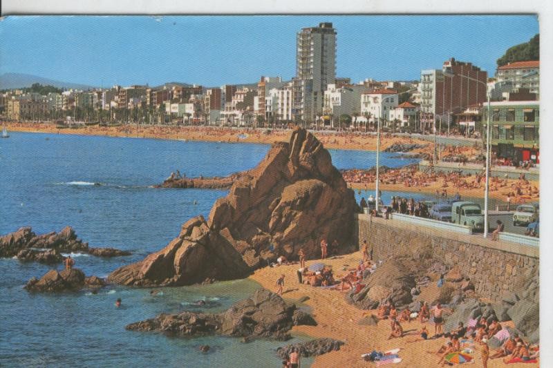 Postal 08020 : Lloret de Mar: vista desde la caleta