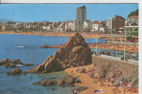 Postal 08020 : Lloret de Mar: vista desde la caleta