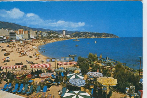 Postal 08023 : Lloret de Mar: vista playa