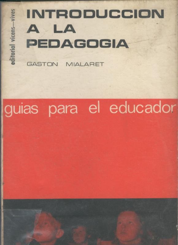 Introduccion a la pedagogia
