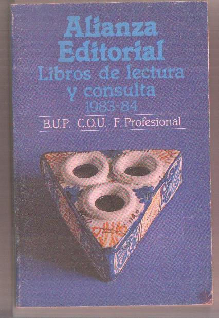 Libros de lectura y consulta 1983-84. B.U.P. CO.U. F. Profesional
