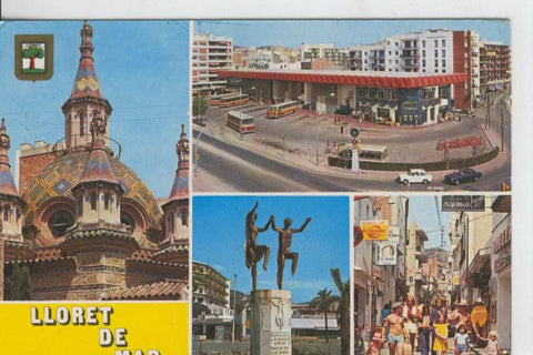 Postal 08032 : Lloret de Mar: vistas varias