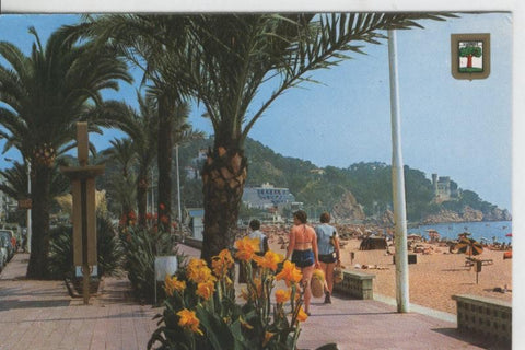 Postal 08038 : Lloret de Mar: paseo de las palmeras