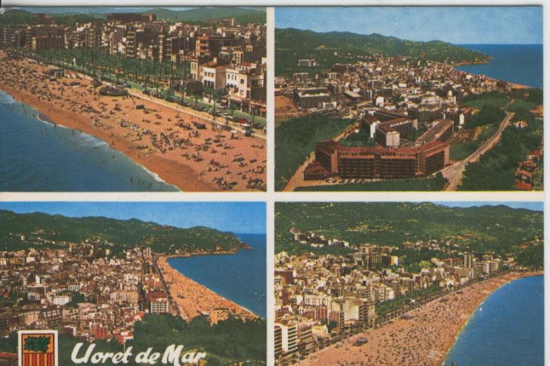 Postal 08044 : Lloret de Mar: vistas varias