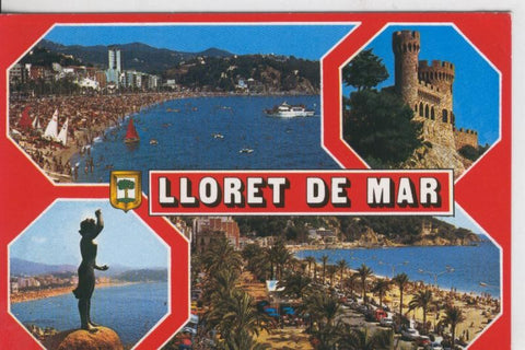 Postal 08051 : Lloret de Mar: vistas varias