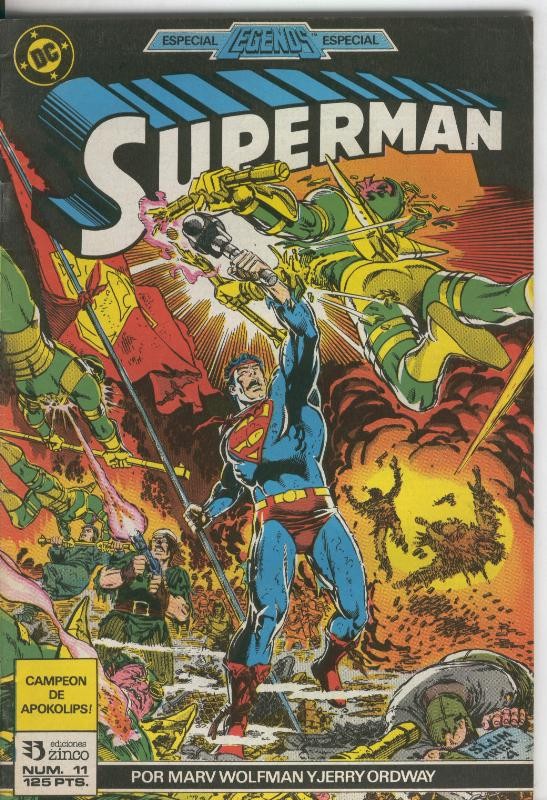 Superman volumen 2 numero 011: especial Legends