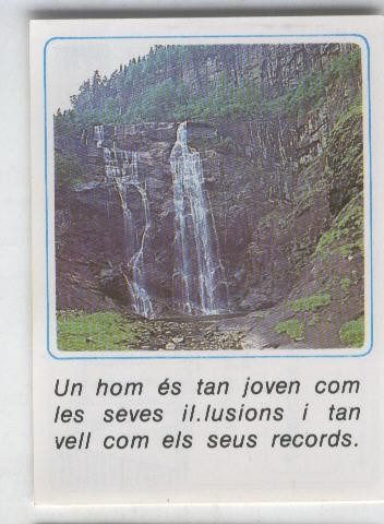 Cromos: Missatges D´alegria numerado 03