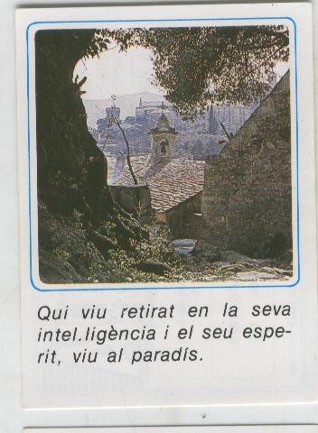Cromos: Missatges D´alegria numerado 05